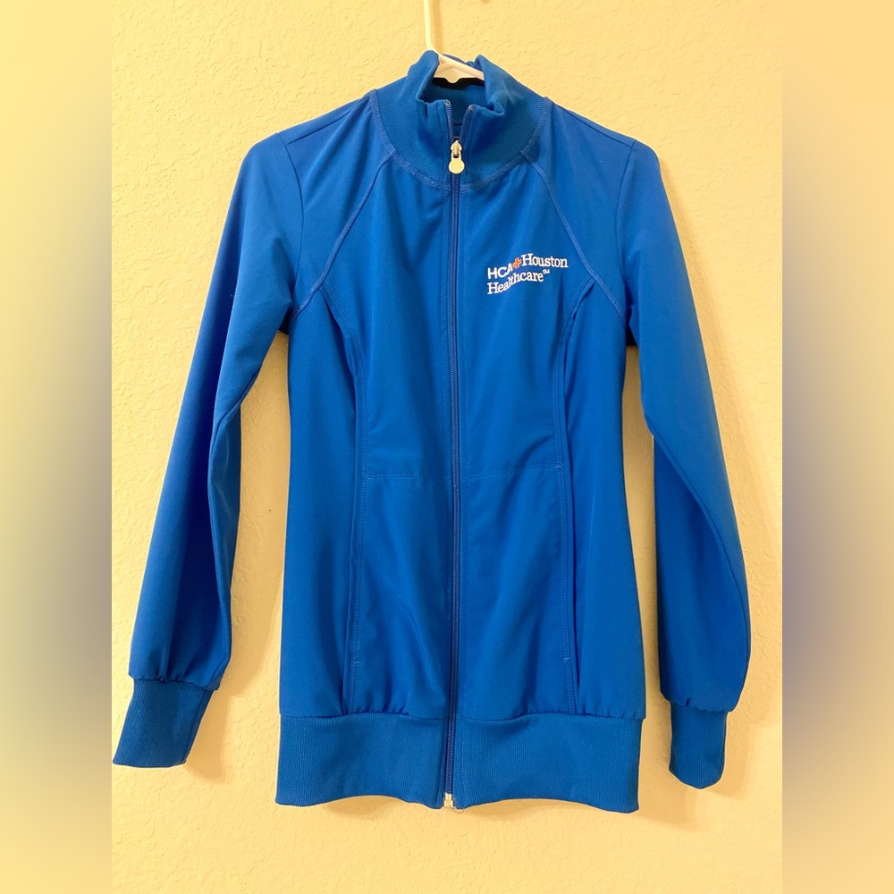 HCA Royal Blue Scrub Jacket